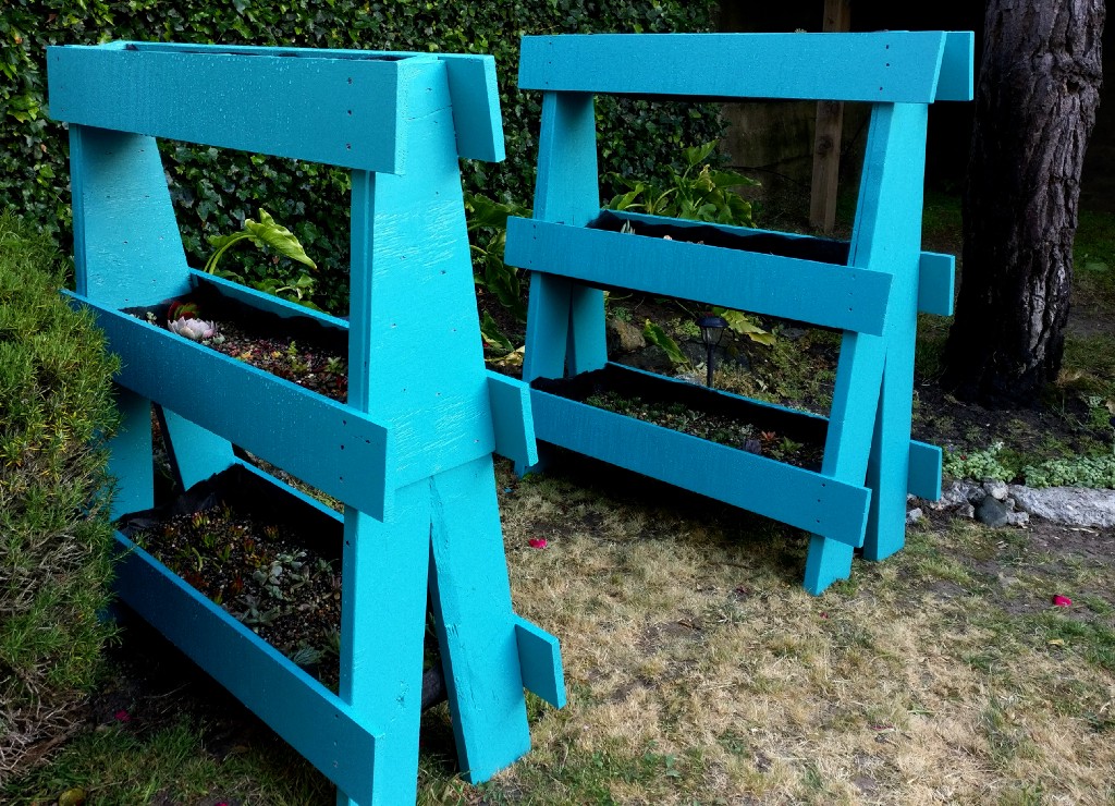 Recycled Vertical A-Shaped Pallet Garden | Project #5